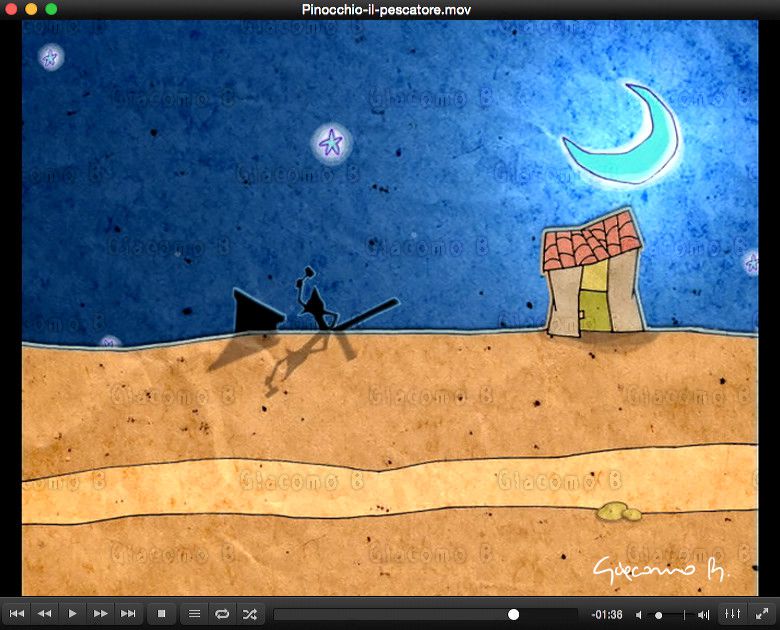 2006 Pinocchio il Pescatore - Digital illustraton and 2d animation