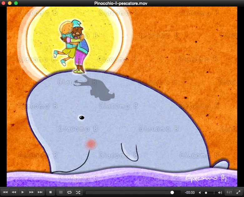 2006 Pinocchio il Pescatore - Digital illustraton and 2d animation