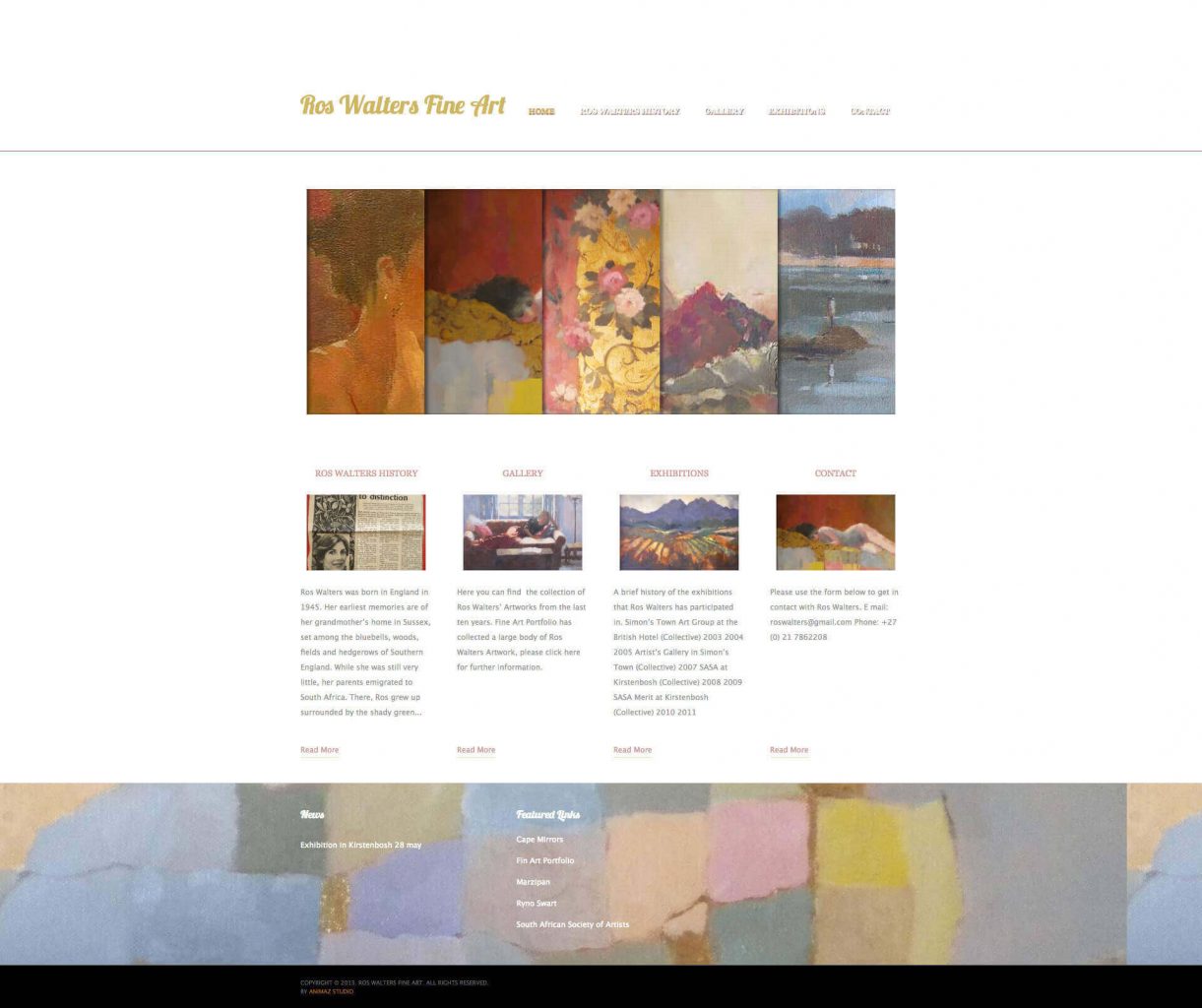 2013 Ros Walters Art Home Page